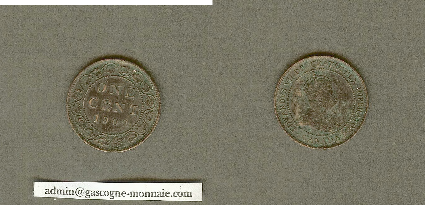 Canada Gros Cent Edward VII 1902 SUP